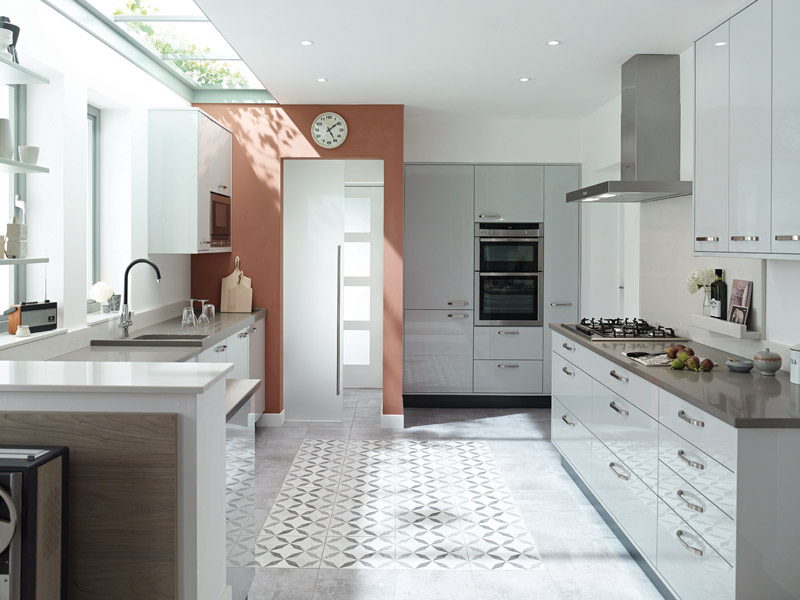 Porter Dove Grey Contemporary Kitchen Designs - Ayrshire