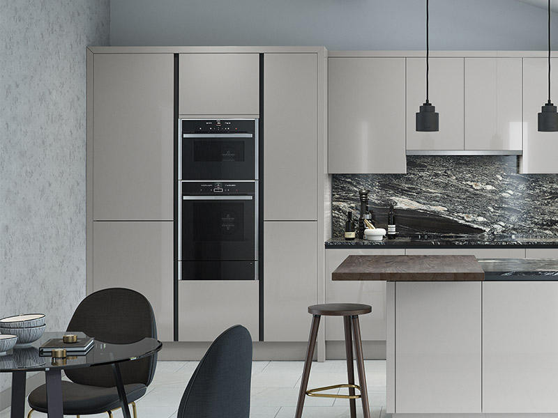 Porter Silver Grey Contemporary Kitchen Designs - Ayrshire