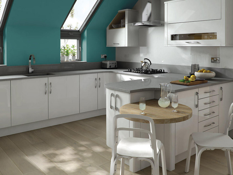 Porter White Contemporary Kitchen Designs - Ayrshire