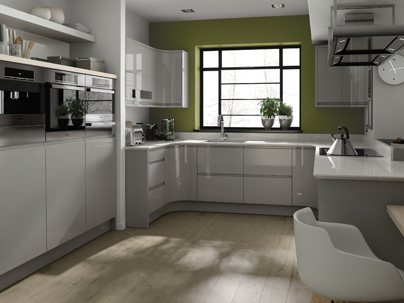 Remo Painted Contemporary Kitchen Designs - Ayrshire